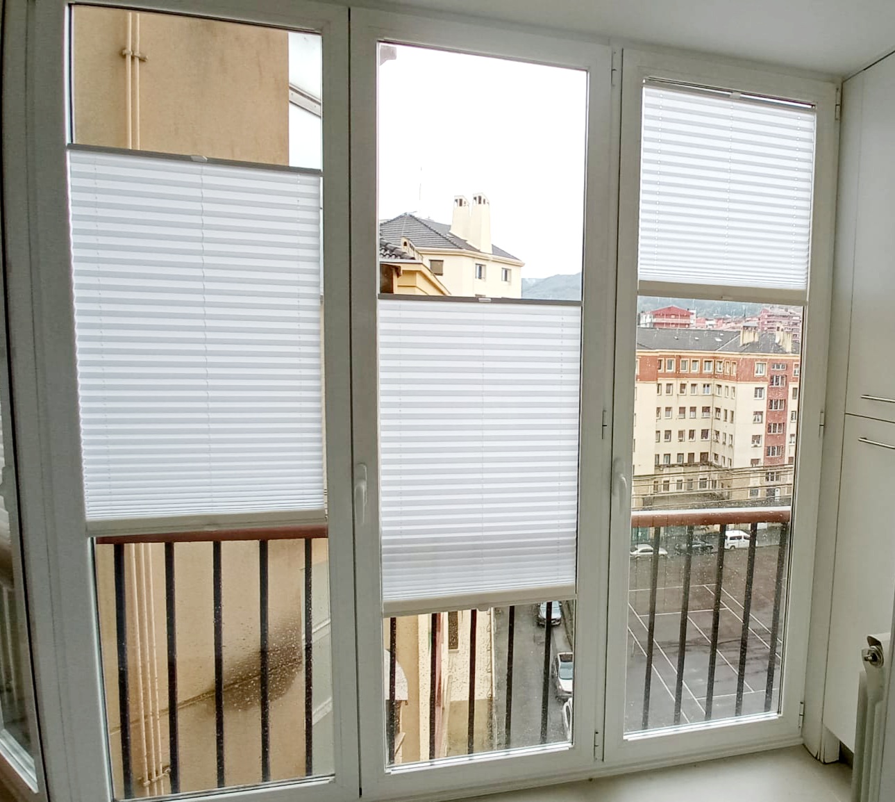 Proyecto de Cortinas plisadas en apartamento Betion Toldos
